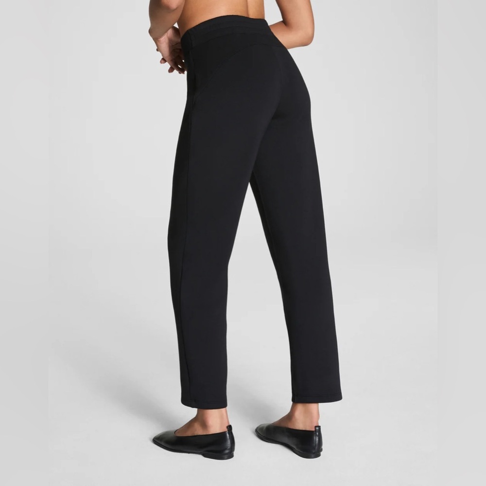 SPANX AirEssentials Slim Straight Pant, Very Black, Size Large - Picture 3 of 10